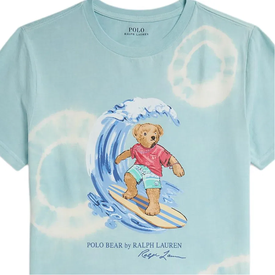 Футболка Polo Bear Classic, Polo Ralph Lauren, Light Blue — фото 4