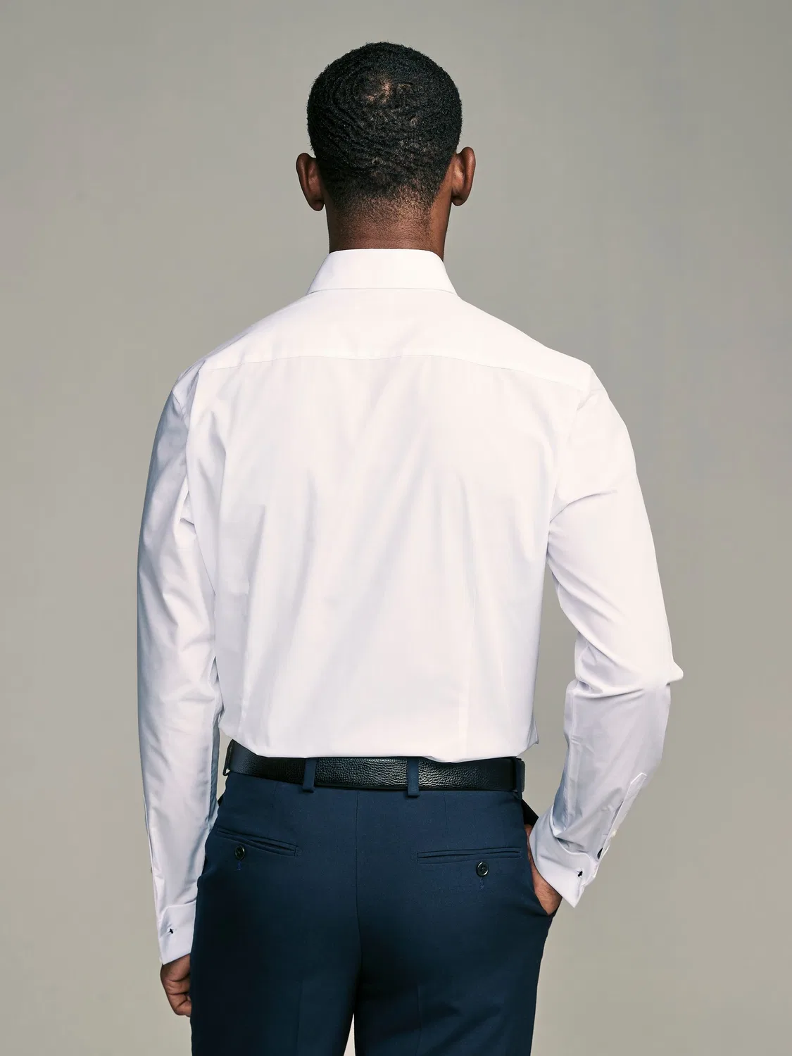 Рубашка с отложным воротником, slim fit, Easy Care Next, белый — фото 3