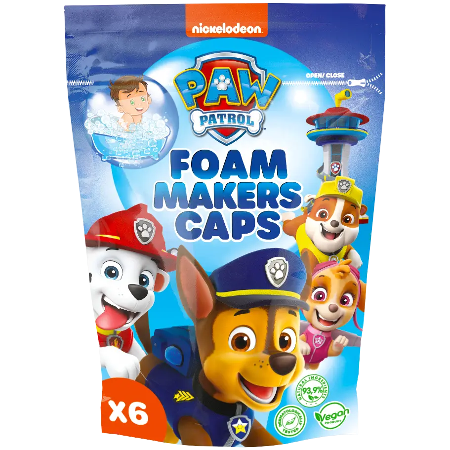 

Paw Patrol жемчужная ванна для детей, 6х20 г