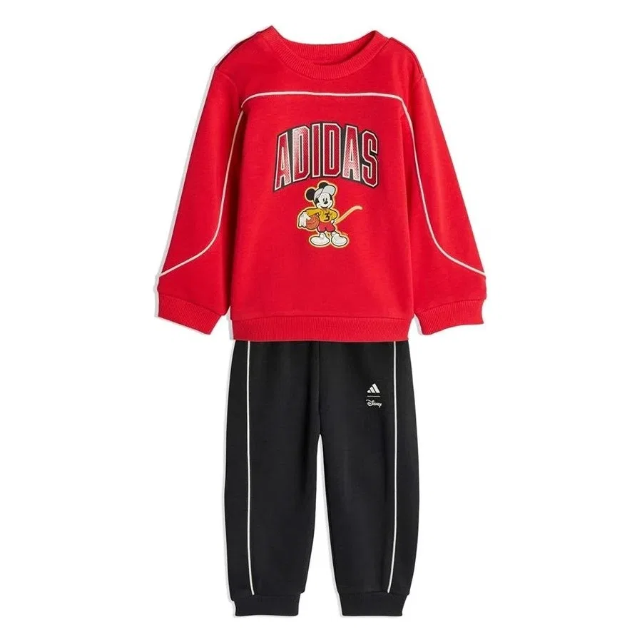 Детский спортивный костюм с длинным рукавом adidas, Красный