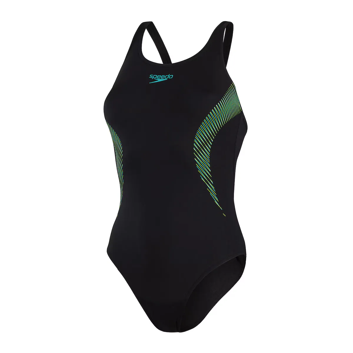 

Женский купальник Speedo Placement Muscleback 1 шт, зеленый