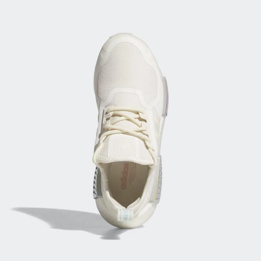 Детские кроссовки для мальчиков с технологией Boost Adidas Nmd R1, Core White Core White Crystal White — фото 2
