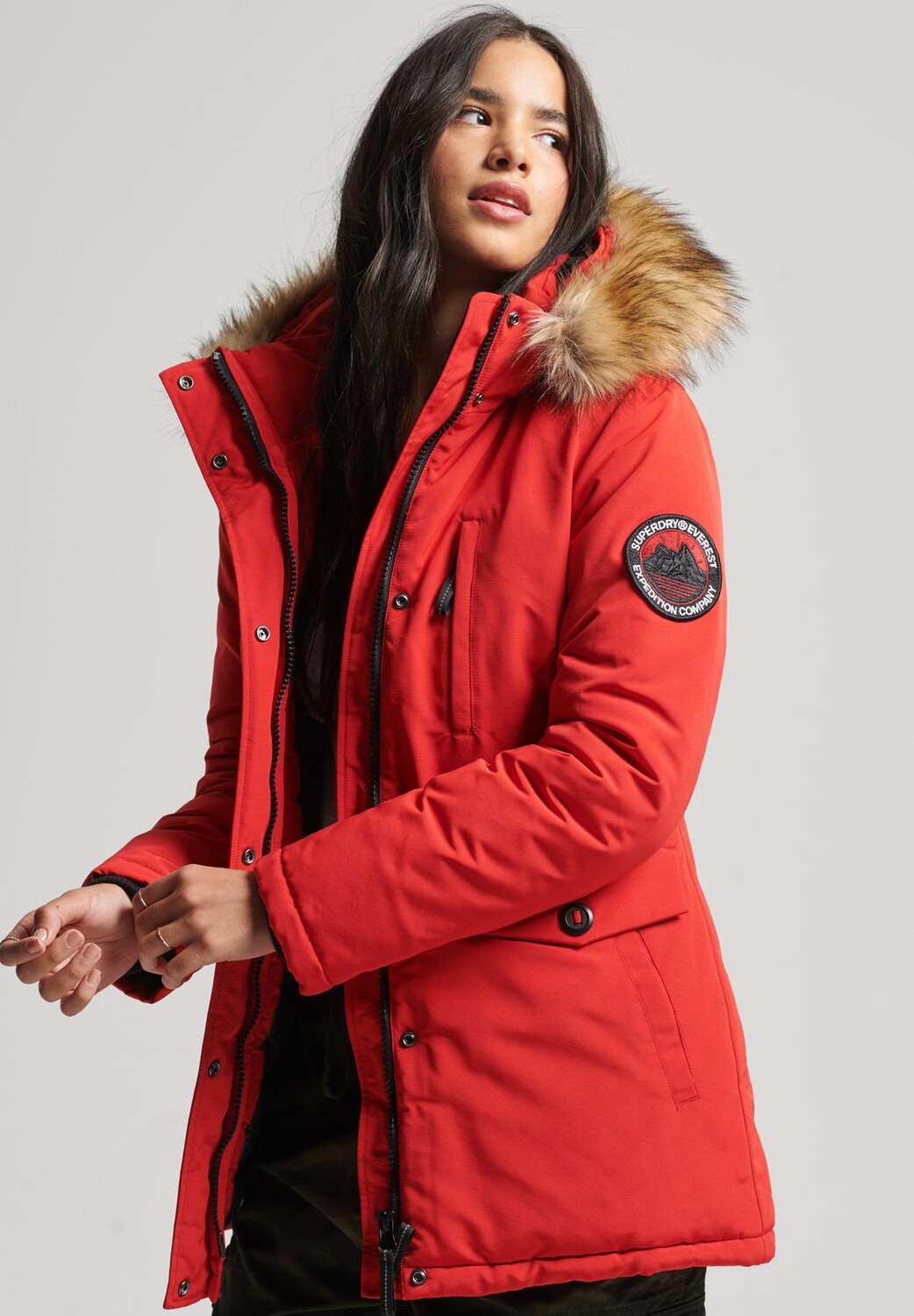 

Парка Superdry, красный