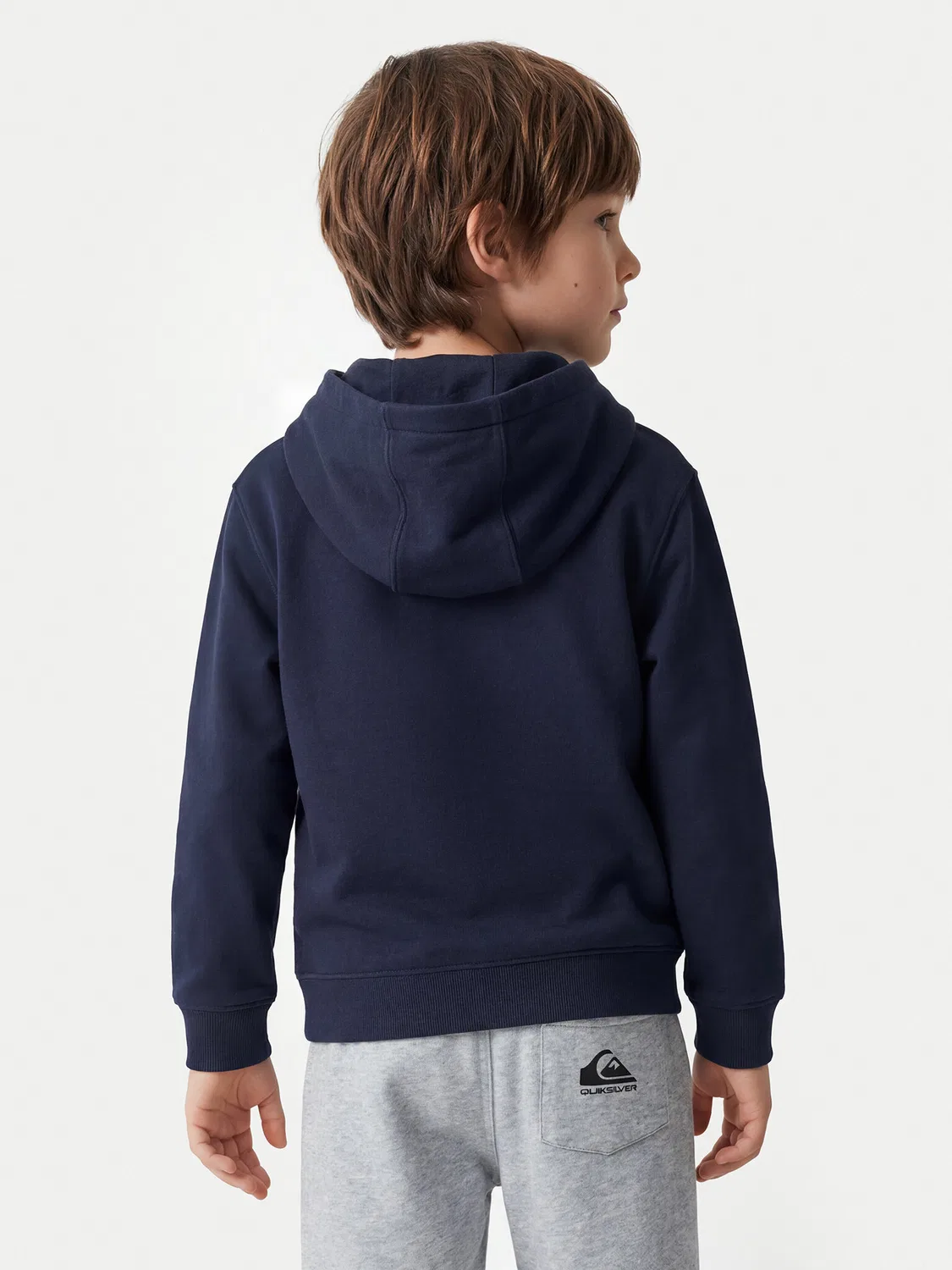 Толстовка стандартного кроя для мальчика Graphics Quiksilver, темно-синий — фото 3