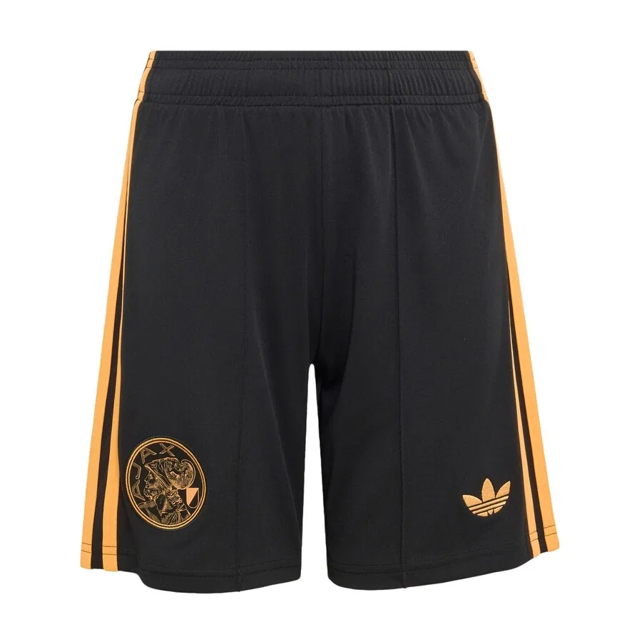 Спортивные шорты ADIDAS PERFORMANCE Regular Workout Pants 'Ajax Amsterdam 26/27' черного цвета