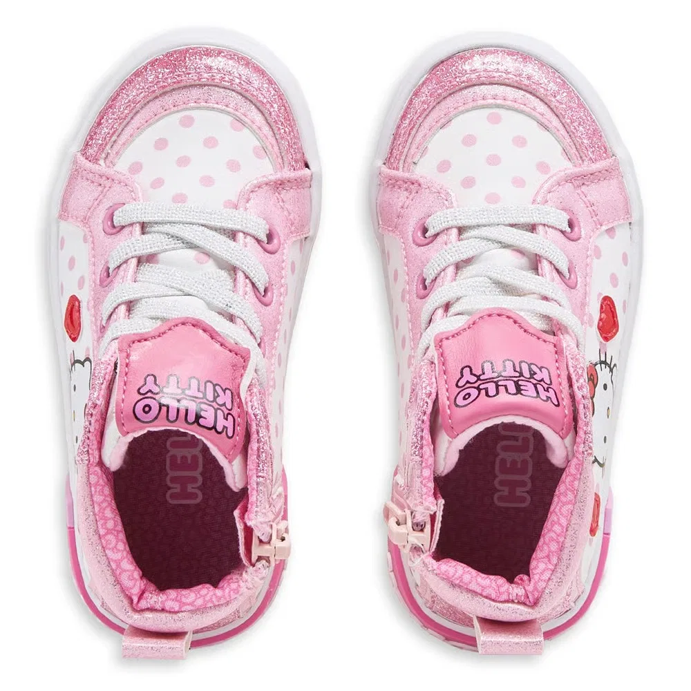 Детские высокие кроссовки Hello Kitty для малышей, Pink Multi — фото 4