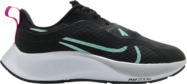 

Кроссовки Nike Wmns Air Zoom Pegasus 37 Shield 'Black Aurora Green', черный