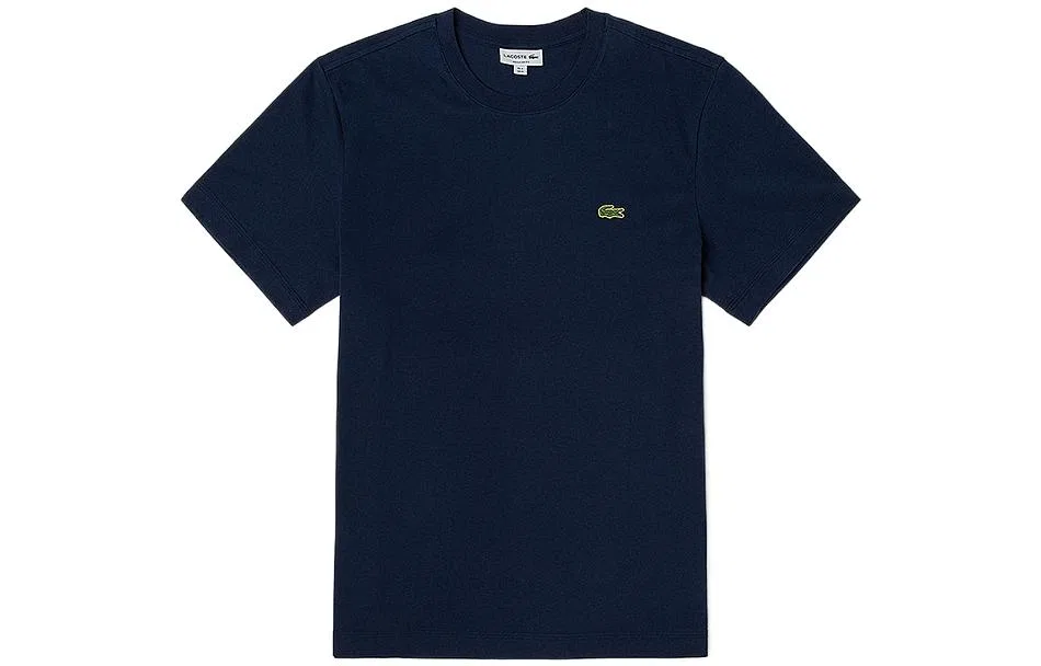 Мужская футболка с круглым вырезом и коротким рукавом LACOSTE, White — фото 3