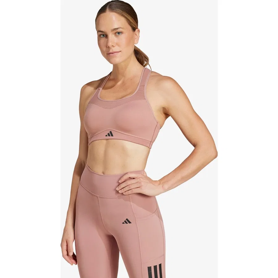 Спортивный бюстгальтер AEROREADY TLRD Impact adidas, Розовый
