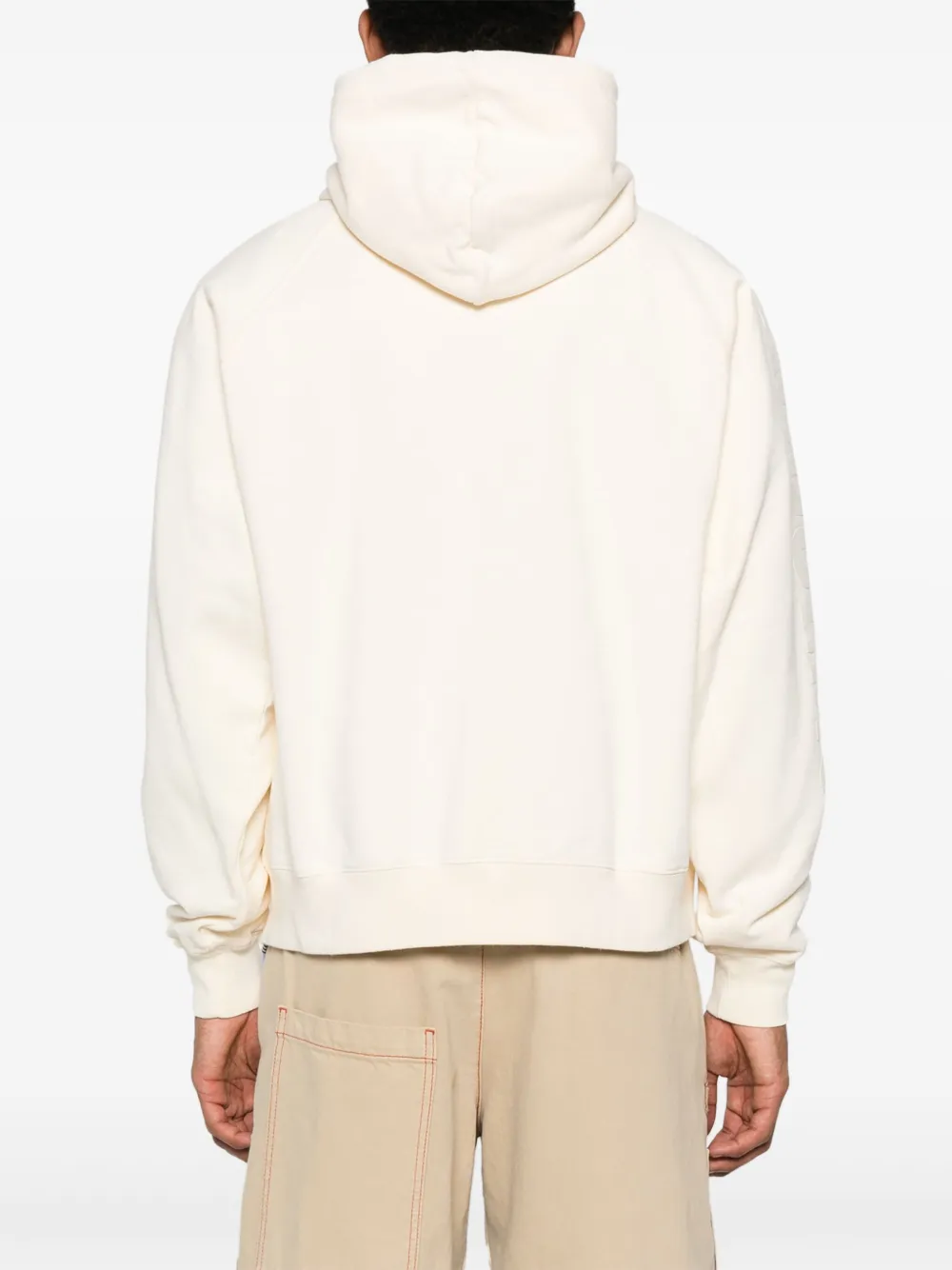 Толстовка Le Hoodie Typo JACQUEMUS, нейтральный — фото 4