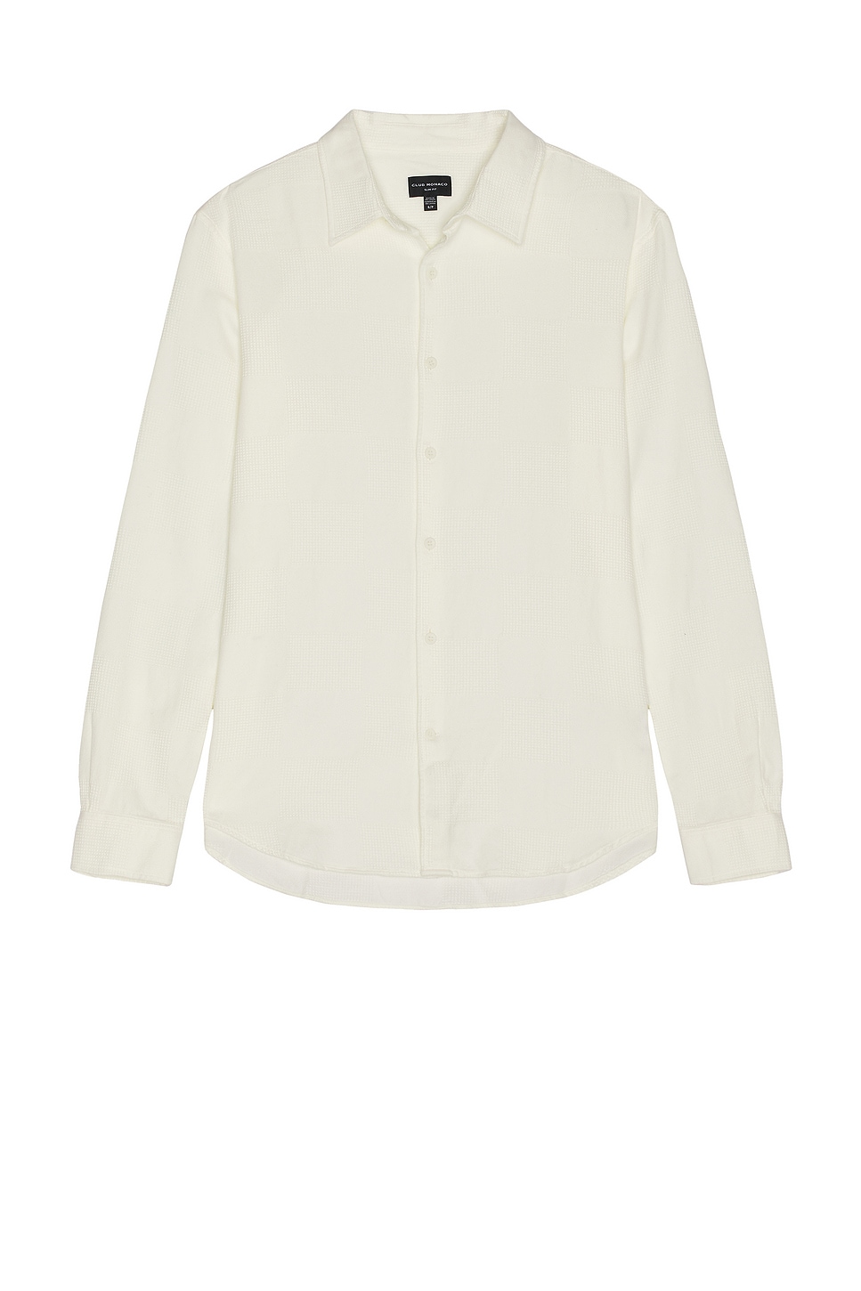 

Рубашка с вафельной текстурой Club Monaco, marshmallow