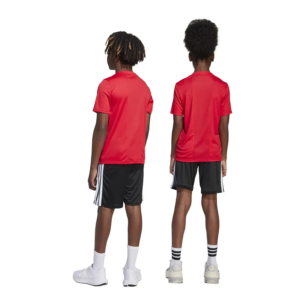 Комплект из футболки с коротким рукавом и шорт Adidas, красный — фото 2