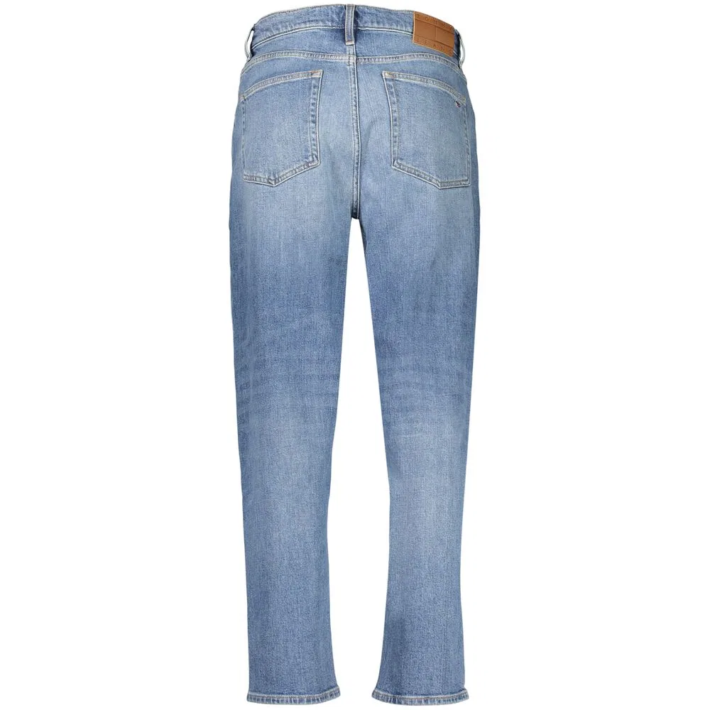 Женские джинсы с эффектом стирки Ultra High Tapered Mom Jeans Tommy Hilfiger, Blue — фото 2