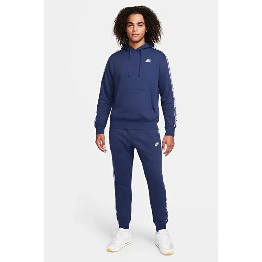 Спортивный комплект из футера с капюшоном Club Fleece Hoodie Track Suit Nike, Темно-синий