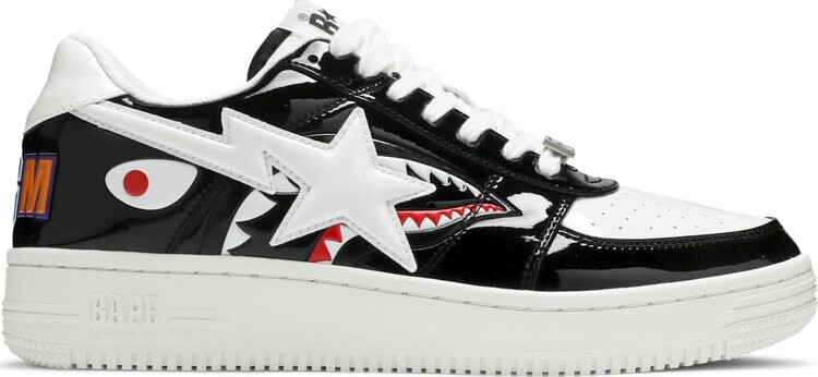 

Кроссовки Bapesta Low M1 Shark Face - Black, черный