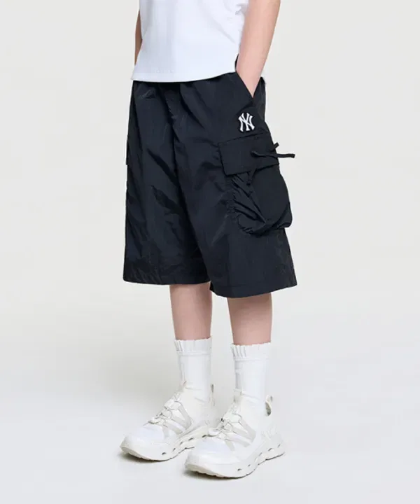 Бермуды уличные, ny Mlb Kids, черный