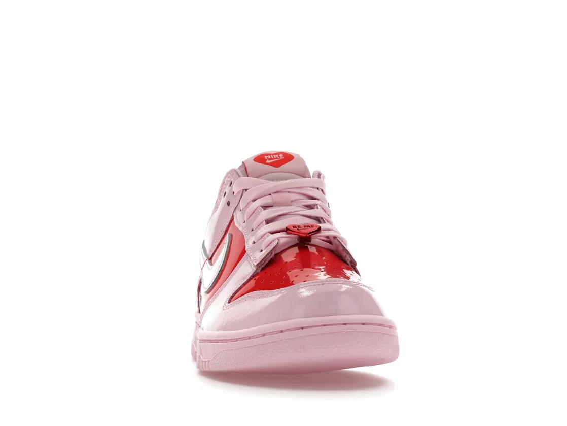 Детские кроссовки для девочек с принтом Nike Dunk Low Nike, Pink Foam/Light Crimson/Summit White — фото 2
