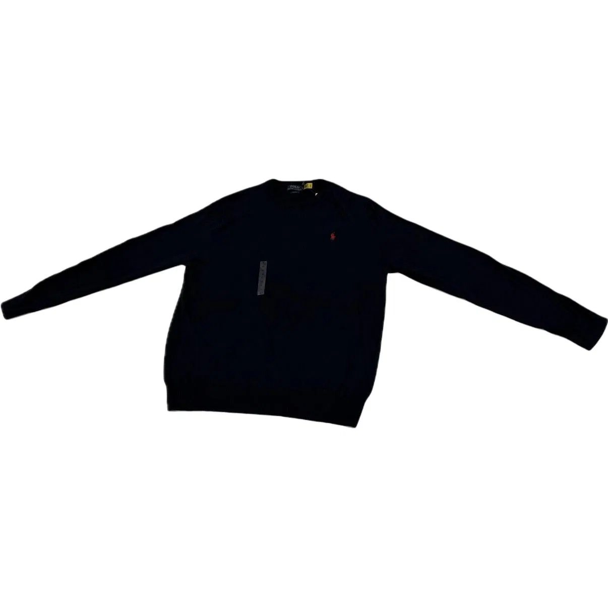 Мужской трикотажный свитер с круглым вырезом, умеренный прямой крой, Polo Ralph Lauren, Blue