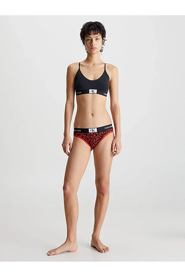 Женские спортивный бралетт с фиксированной чашкой Calvin Klein, Black — фото 4