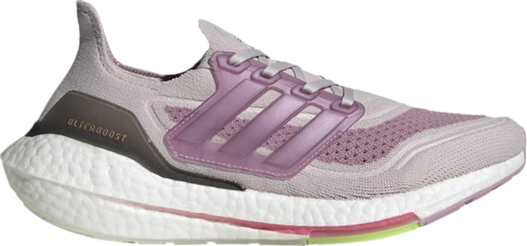 Кроссовки Adidas Wmns UltraBoost 21, фиолетовый/белый - фото