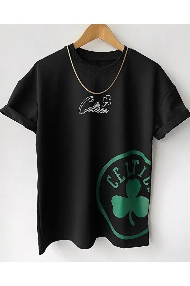 Детская футболка для мальчиков с принтом Boston Celtic Svart Wear, Black