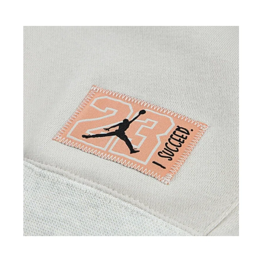 Детский свитшот с капюшоном Future Flight Nike, Кремовый — фото 3
