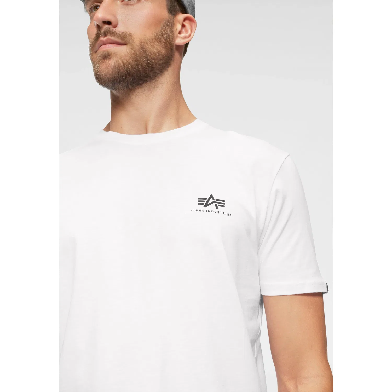 Детская футболка с логотипом Alpha Industries, White — фото 3
