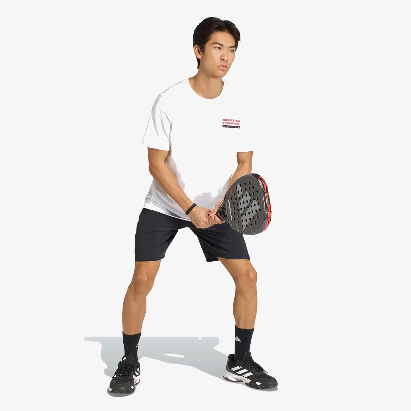 Футболка с принтом Padel Wanted Graphic Adidas, белый — фото 4