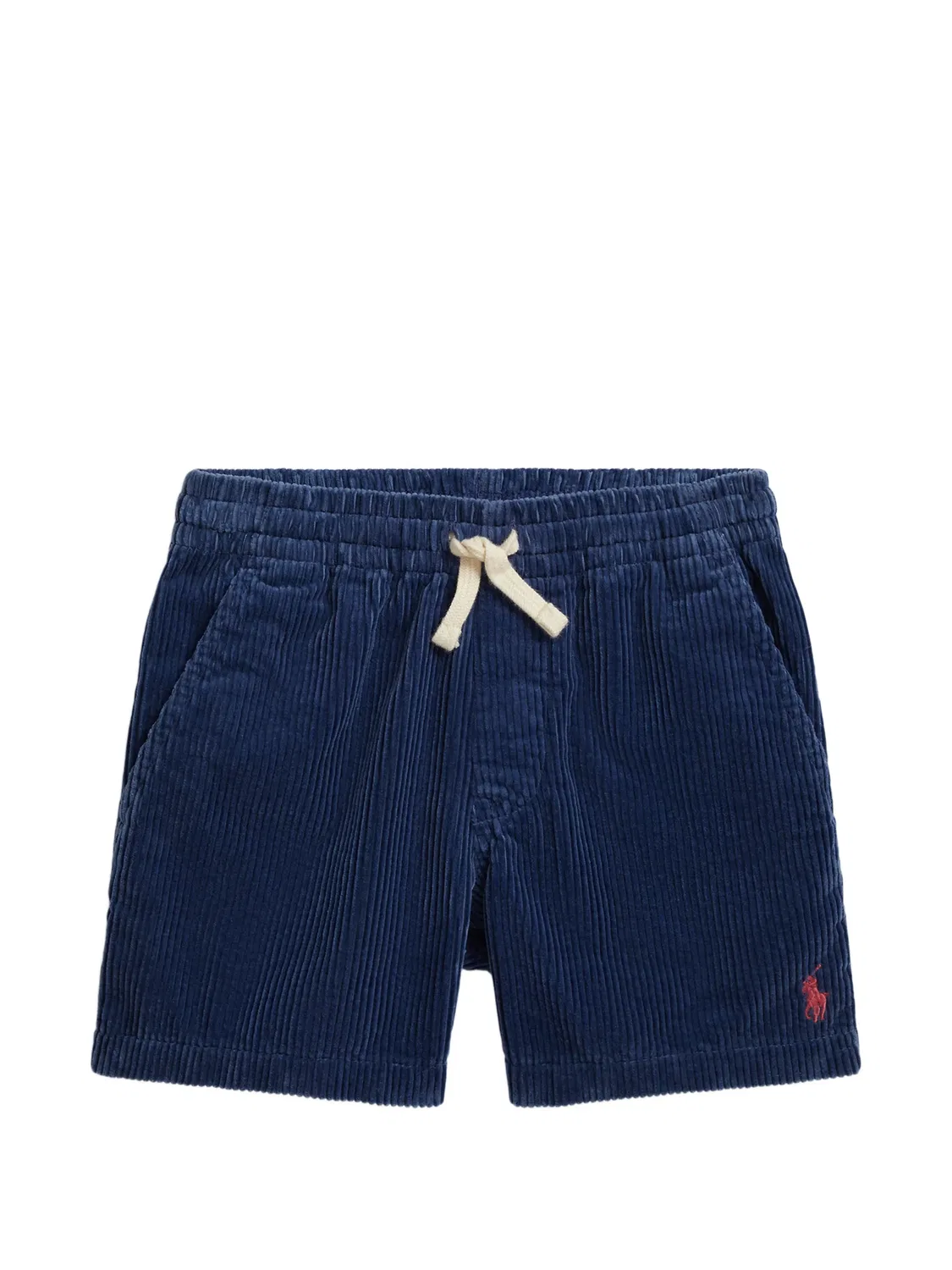 Шорты вельветовые с вышивкой Polo Ralph Lauren, синий