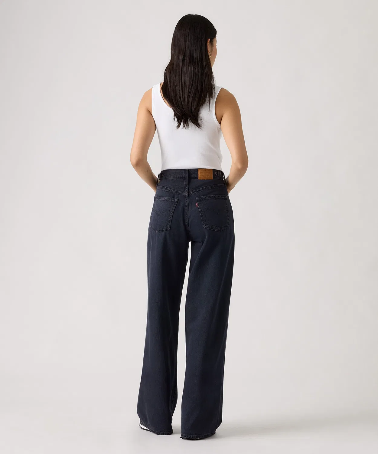 Женские джинсы широкого кроя с утяжкой Levi's CINCH WIDE LEG, Blue — фото 4
