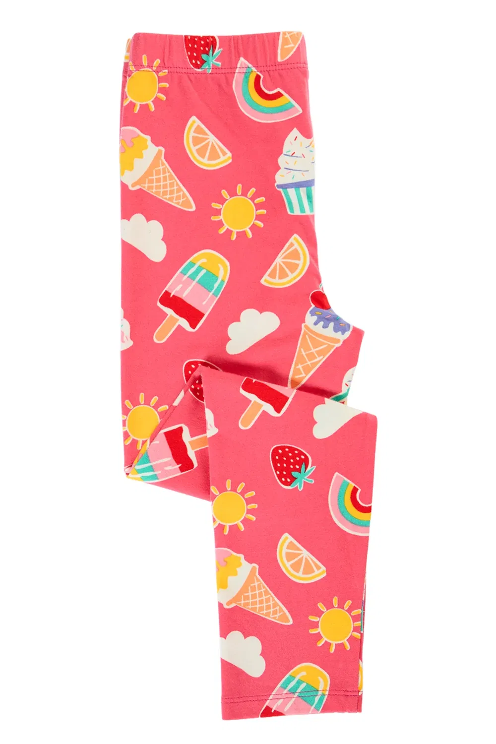 Леггинсы с принтом Libby Frugi, Pink