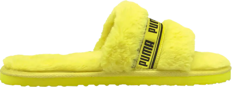 Сандалии Puma Wmns Fluff Slide Fluo Yellow, желтый