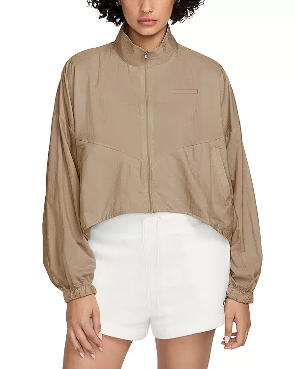 Женская куртка с воротником-стойкой Nike, Linen/Linen