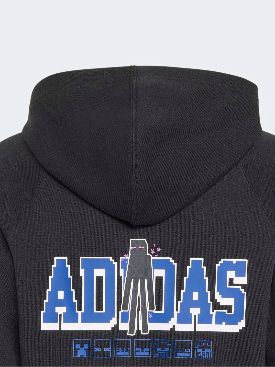 Худи с принтом Minecraft adidas, черный — фото 4