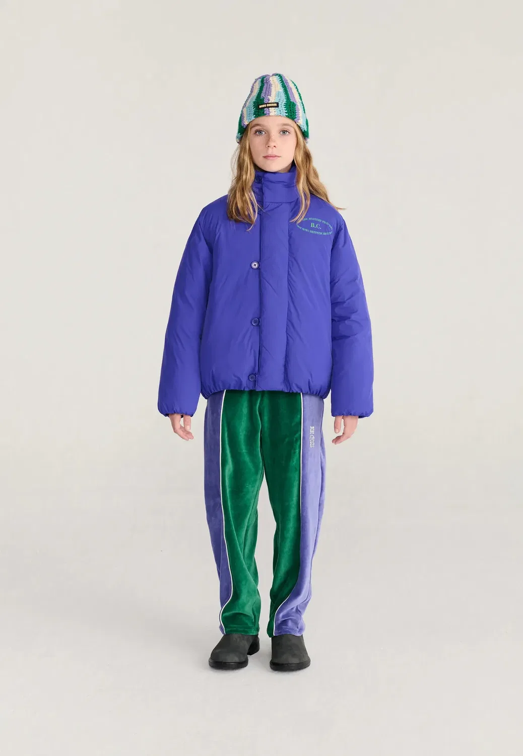 Загадочная британская зимняя куртка Bobo Choses, Royal Blue