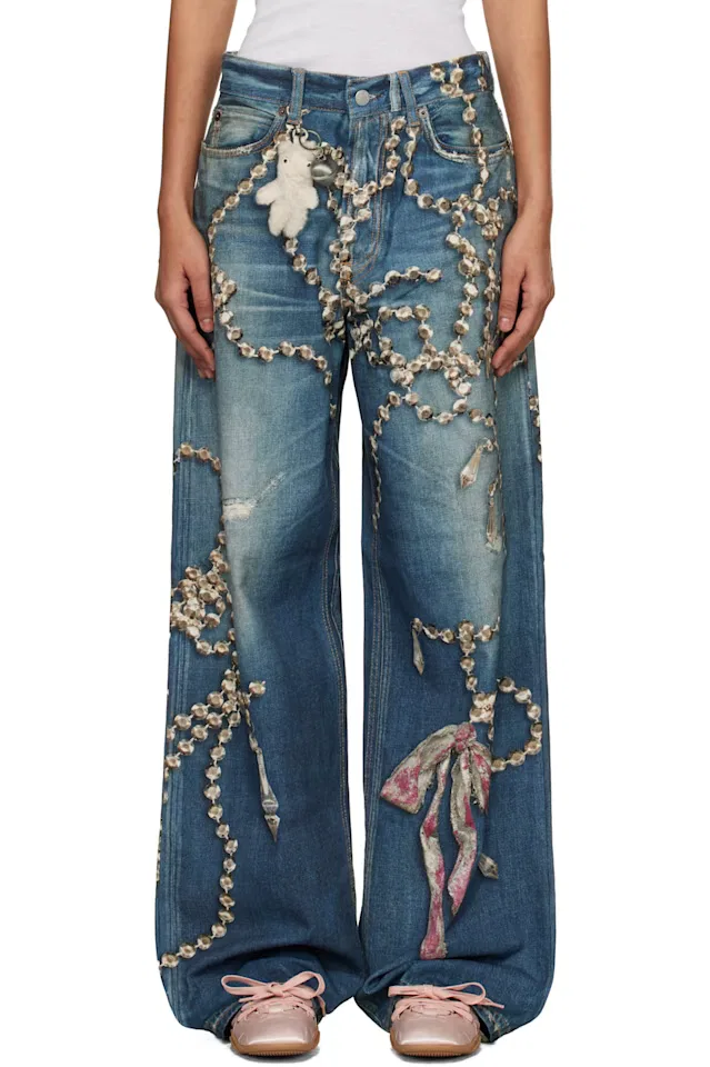 Синие джинсы тромп-лойль 1981 года Acne Studios