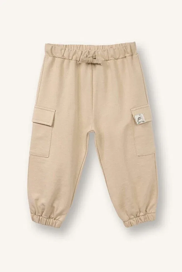 Детские брюки для мальчиков хлопковые Defacto, Beige-Bg106