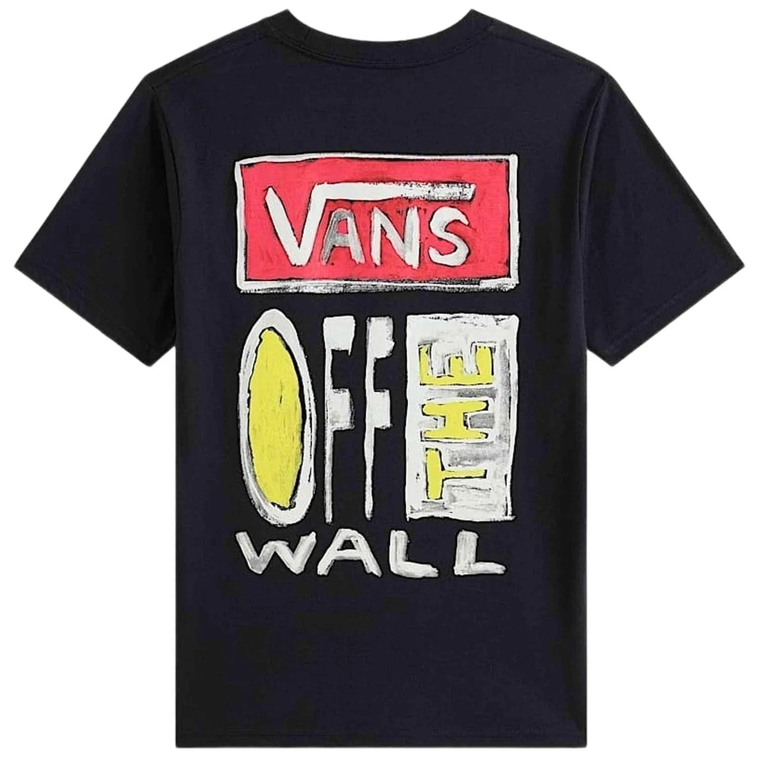 Детская футболка с коротким рукавом Vans On Canvas SS Black Vans, Черный — фото 2