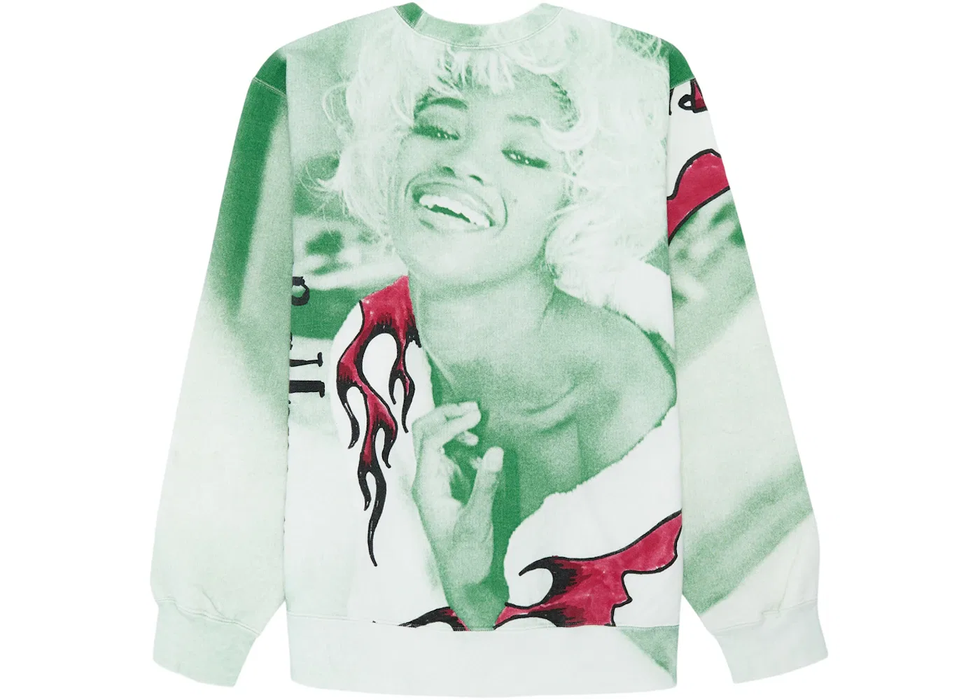 Мужской свитшот с круглым вырезом Supreme Crewneck, Green — фото 2