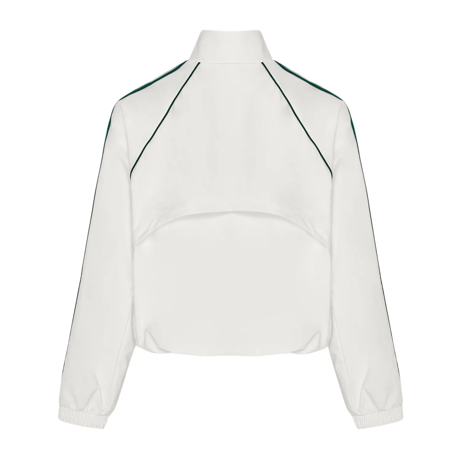 Женская куртка для защиты от солнца со стоячим воротником Adidas Originals, Jade White/Forest Green — фото 3