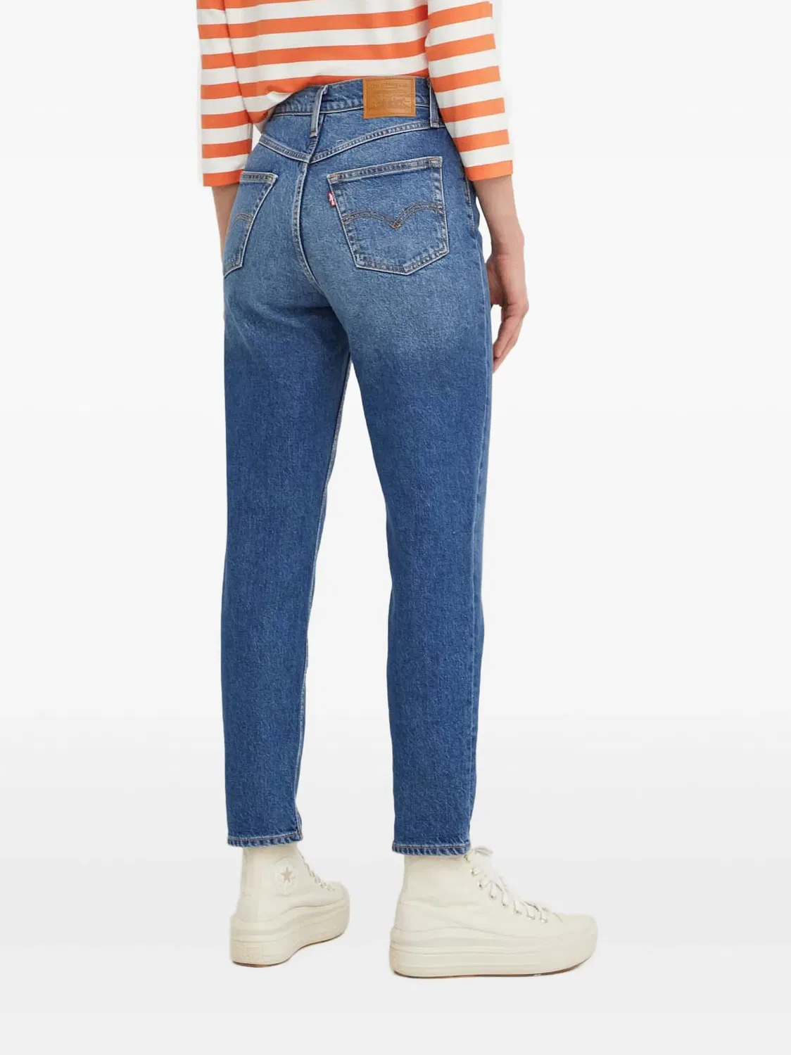 Джинсы в стиле 80-х Mom с пятью карманами Levi's, синий — фото 2