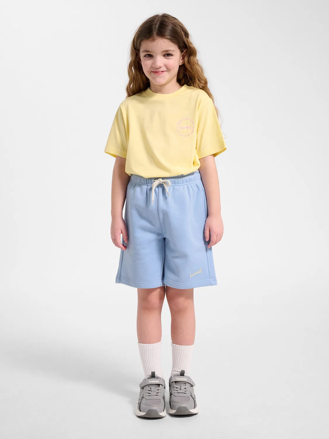 Детские шорты с регулируемой талией Hmljr Summer Hummel, Blau — фото 3