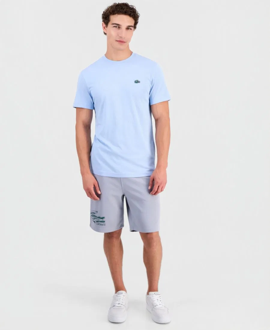 Футболка с принтом и коротким рукавом Lacoste, Chambray — фото 2