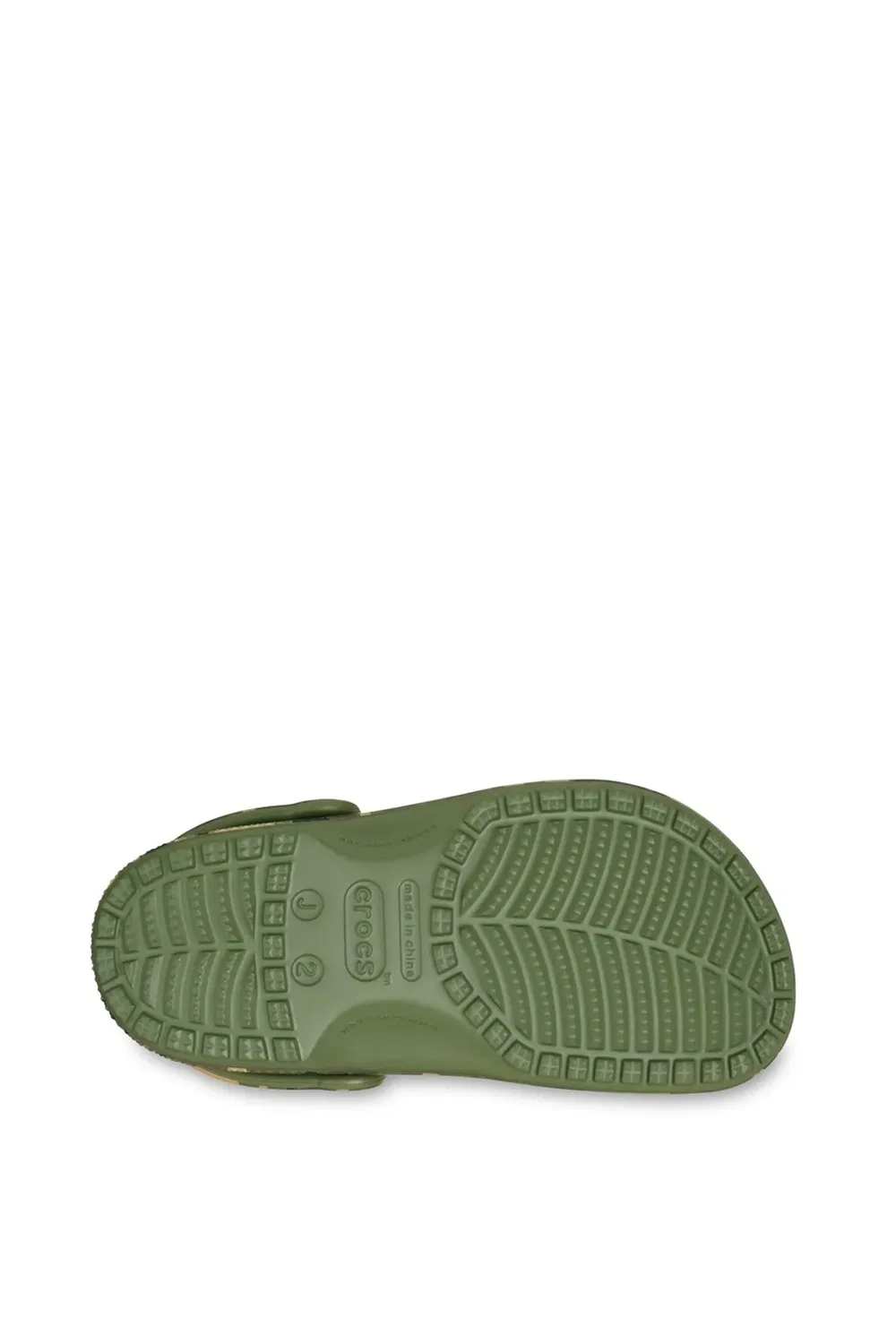 Детские классические сабо с камуфляжным принтом Crocs, Multi — фото 4