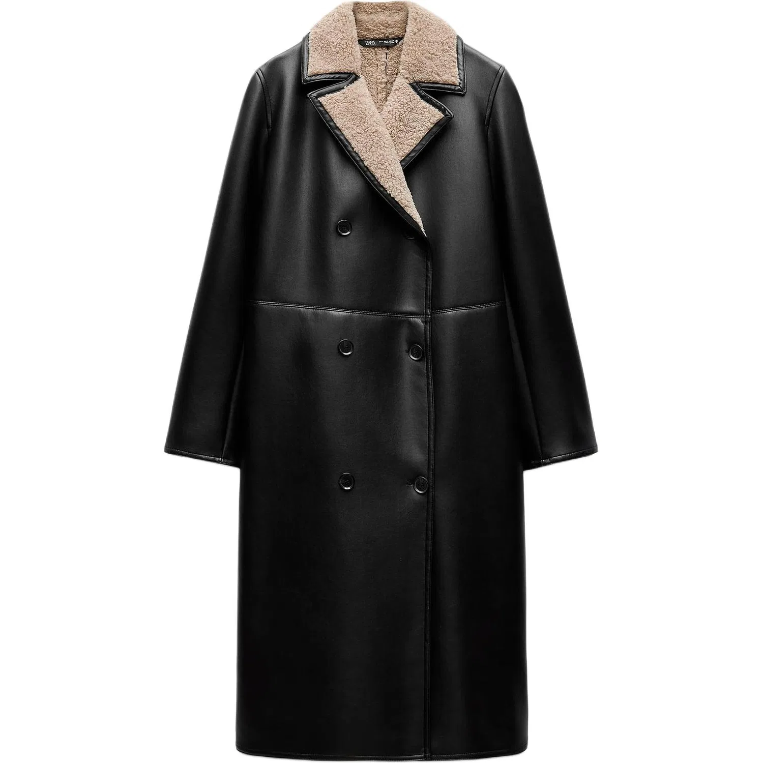 ZARA Женское пальто ZW Series, Black