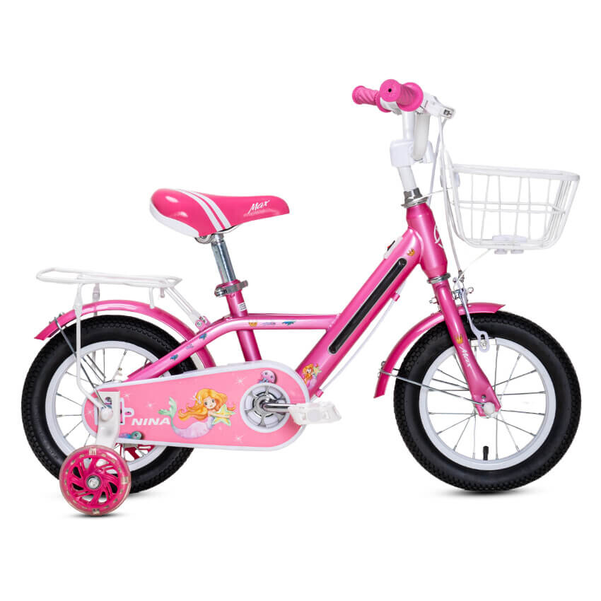 

Велосипед детский MAX BIKE Nina 12", розовый