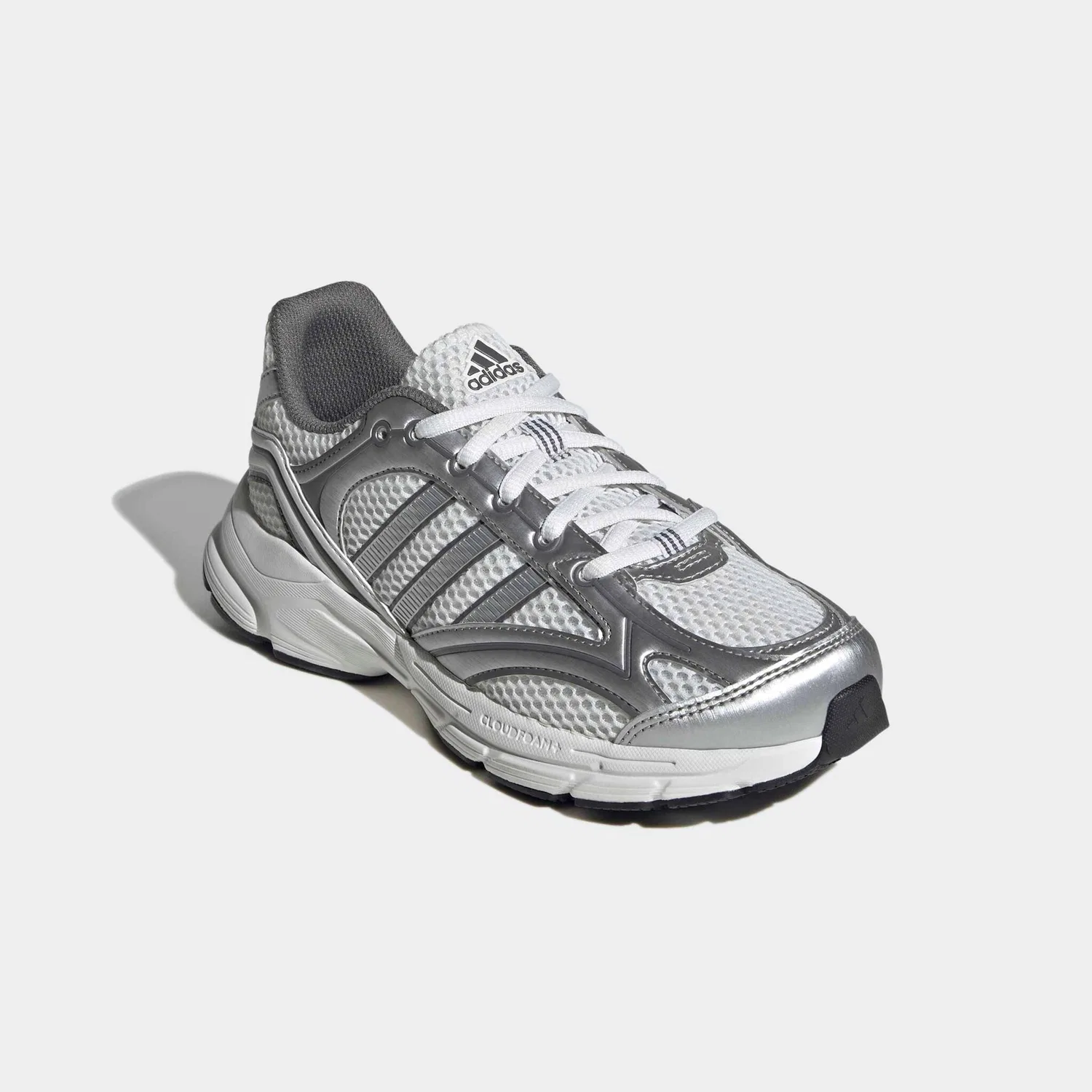 Детские кроссовки из текстиля Adidas Sportswear, Crystal White/Silver Metallic/Grey Four