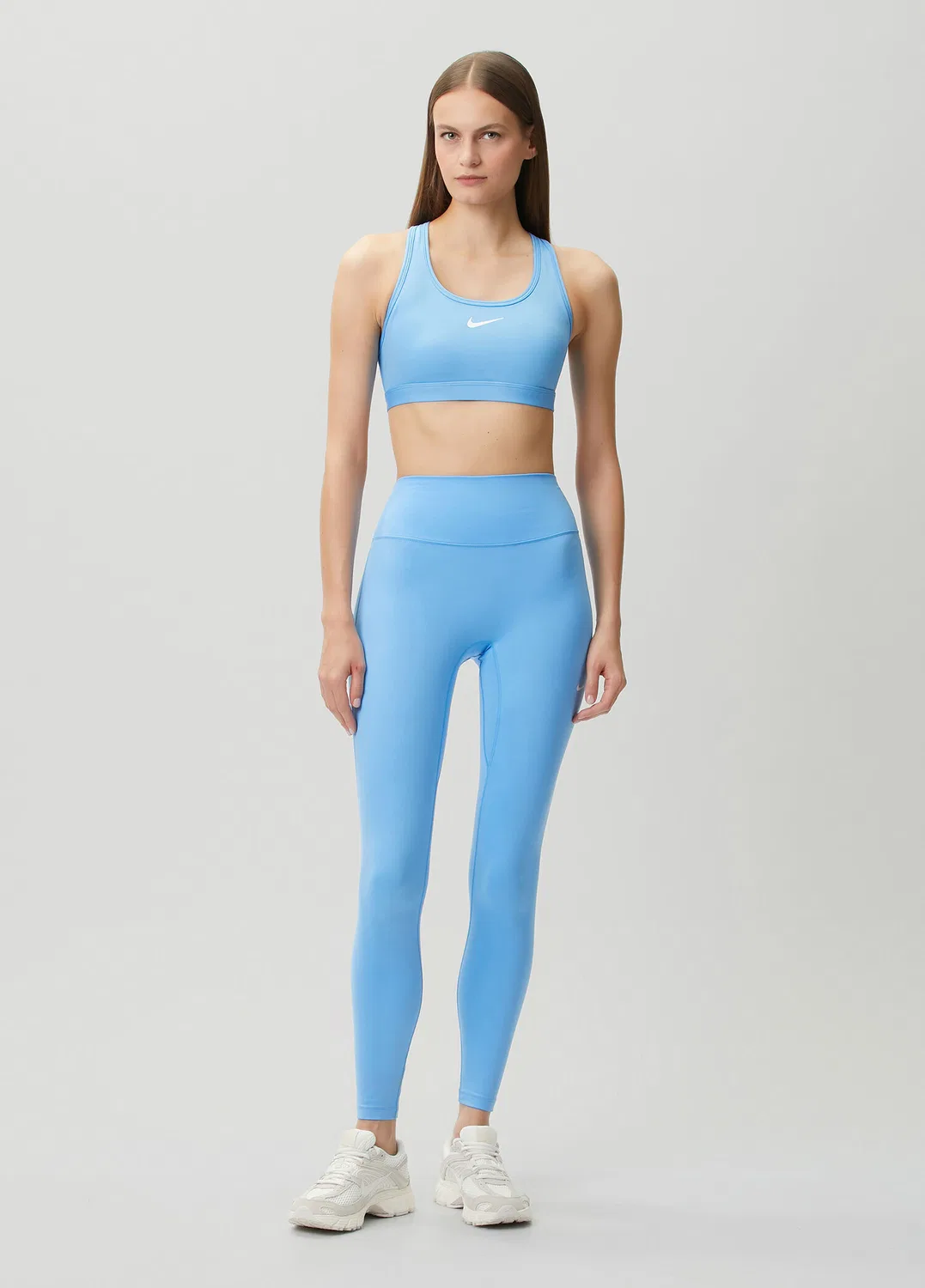 Леггинсы Nike One Seamless Front, синий