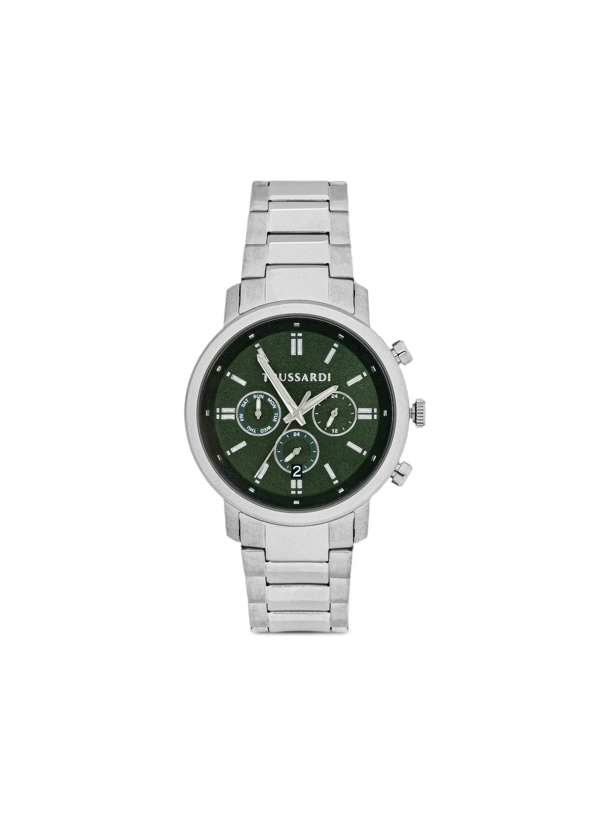 

Наручные часы T-Couple 43 мм Trussardi, серебристый