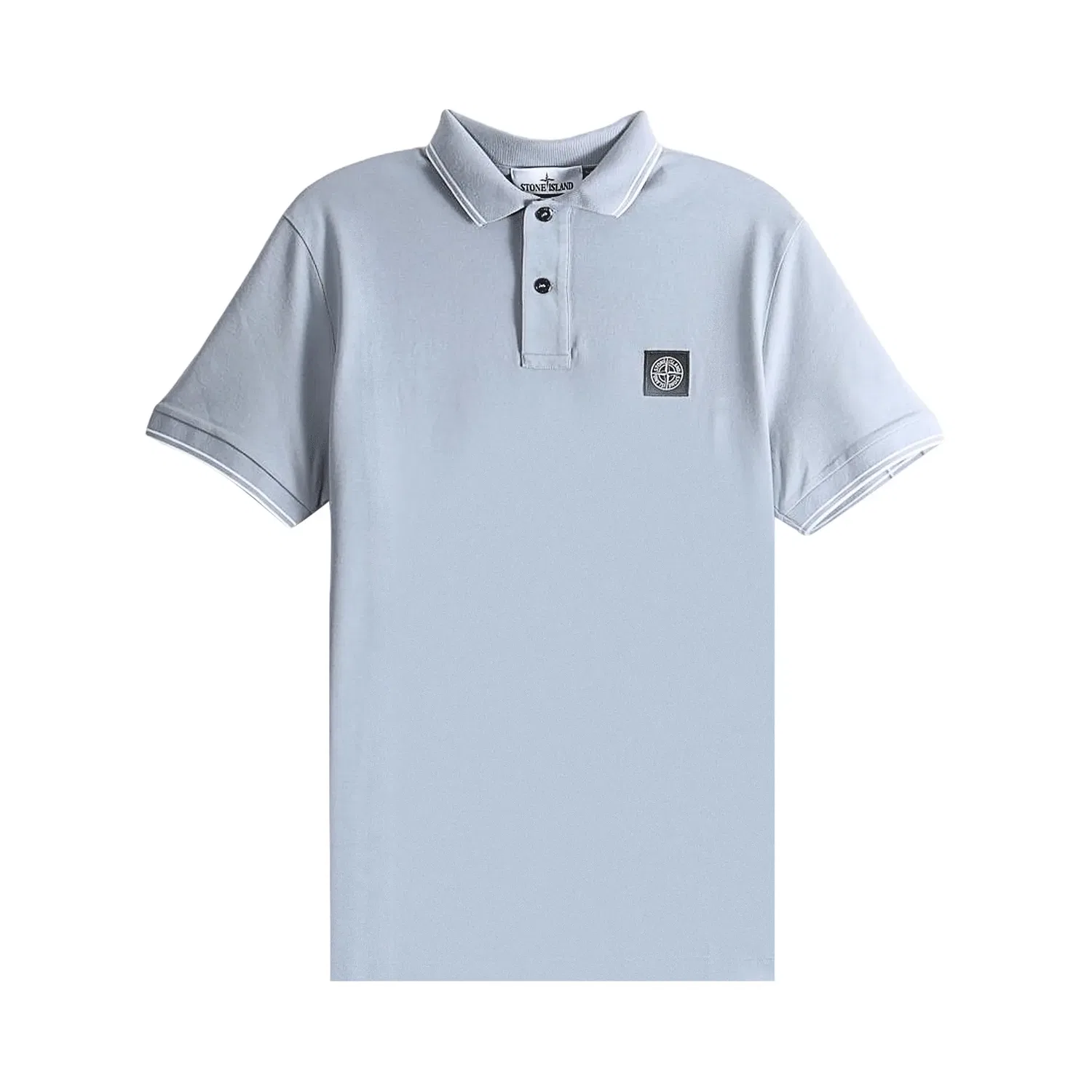 Поло с коротким рукавом Stone Island, серый